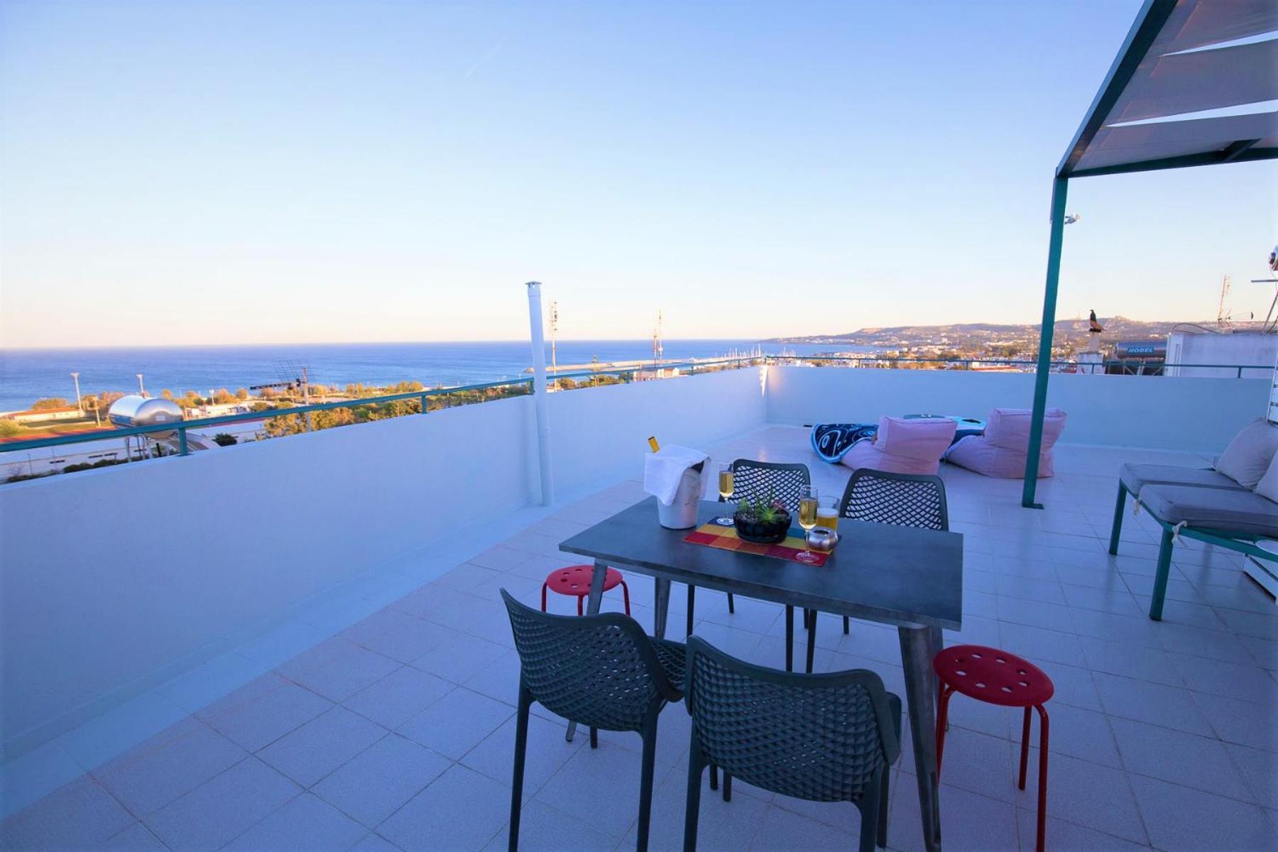 Groovy & Cozy Apt With Private Seaview Rooftop Terrace Rhodes City Exterior foto