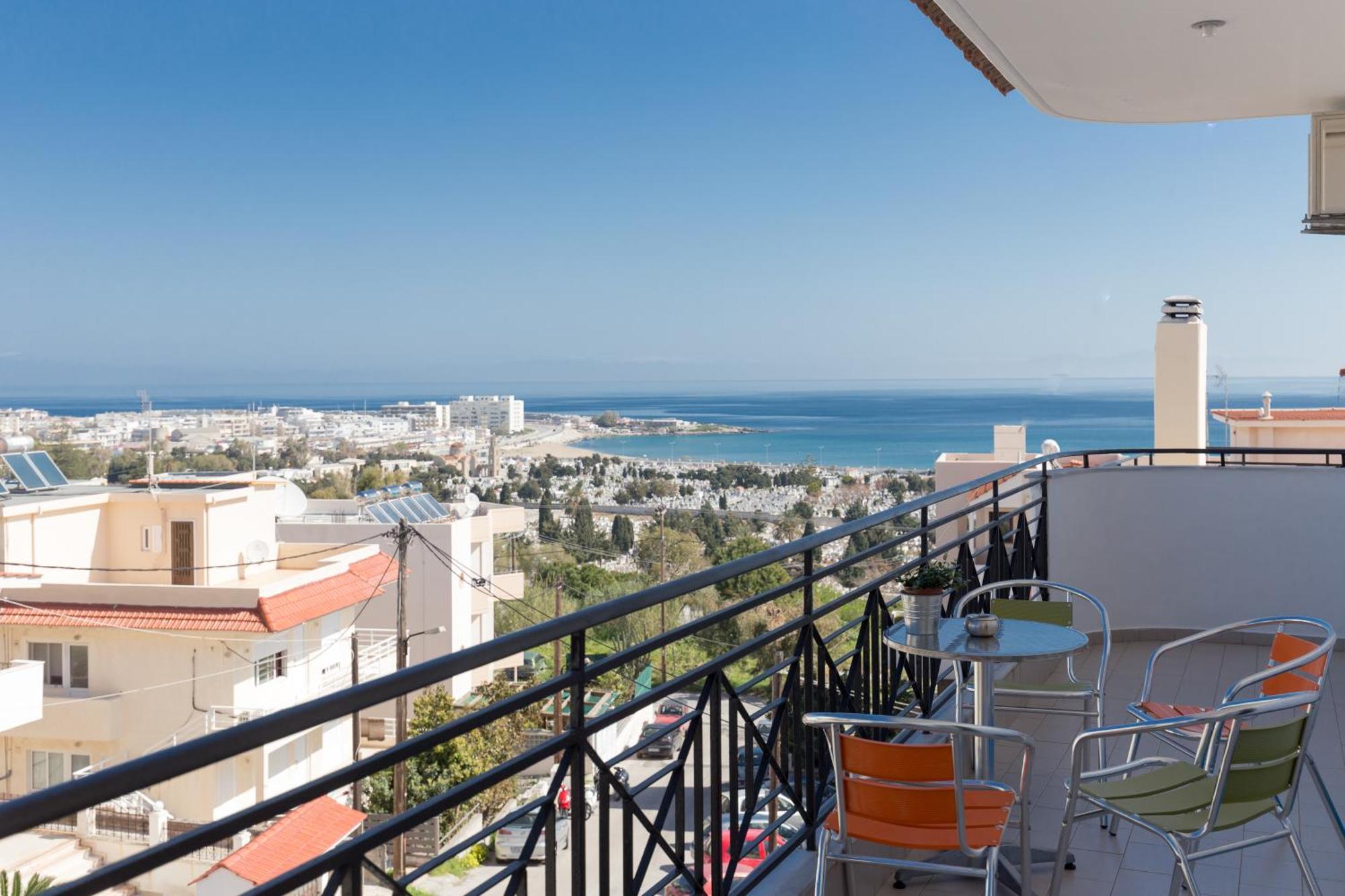 Groovy & Cozy Apt With Private Seaview Rooftop Terrace Rhodes City Exterior foto